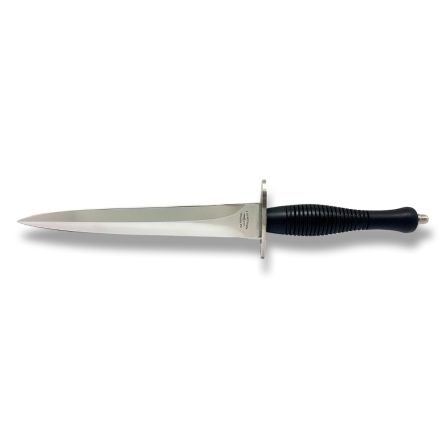 Pieter van der Westhuizen Fairbairn-Sykes - Black Ivory Wood Handle w/Leather Sheath