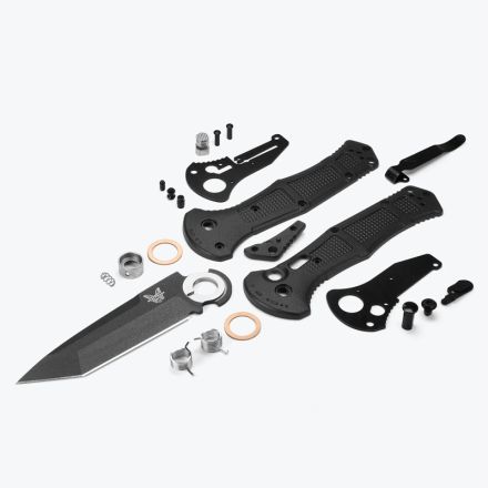Sharp Edge Benchmade Claymore Auto Black Grivory Handle w/Cobalt