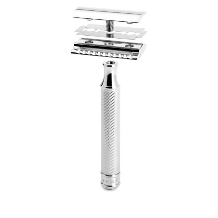 Sharp Edge Muhle Safety Razor Closed Comb Chrome