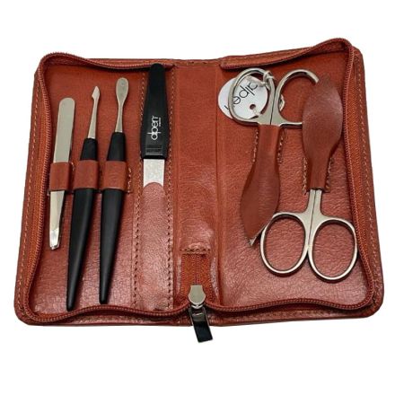 Alpen Professional Manicure Set 6 Piece Brown Case