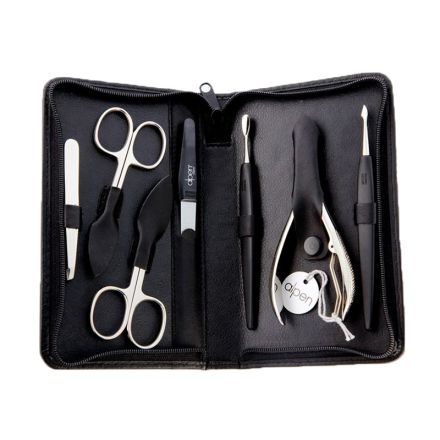Alpen Professional Manicure Set 7 Piece Black Case