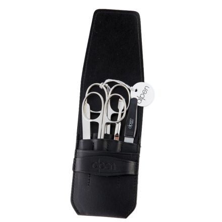 Alpen Manicure Set 5 Piece Black Case