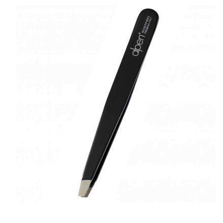 Alpen Tweezer Slanted Black 10 cm