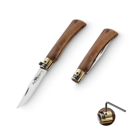 Antonini Old Bear Classical Walnut Series Folding Knife Small w/Satin Finish Blade
