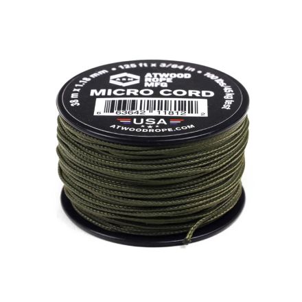 Micro Cord 1.18 mm X 125ft Olive Drab