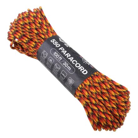 550 Paracord 100ft 7 Strand Core- FireBall