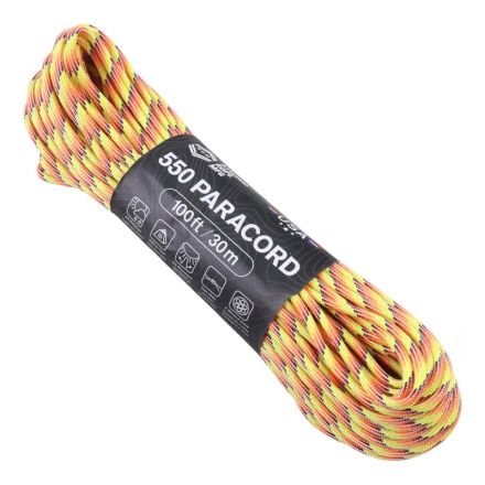 550 Paracord 100ft 7 Strand Core - Sunset
