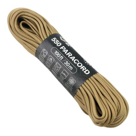 550 Paracord 100ft 7 Strand Core - Tan