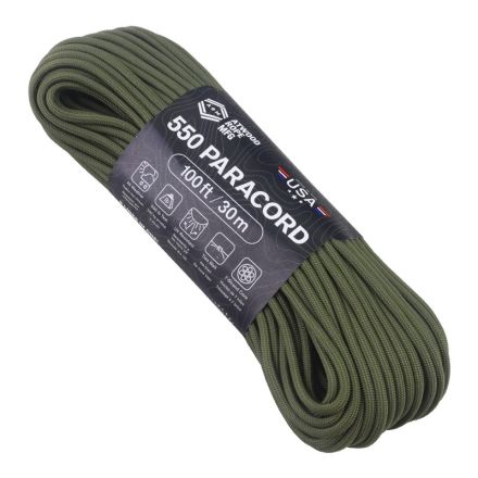 550 Paracord 100ft 7 Strand Core - Olive Drab