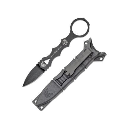 Benchmade Mini SOCP Double Edge Dagger w/BK1 Black Coated Blade