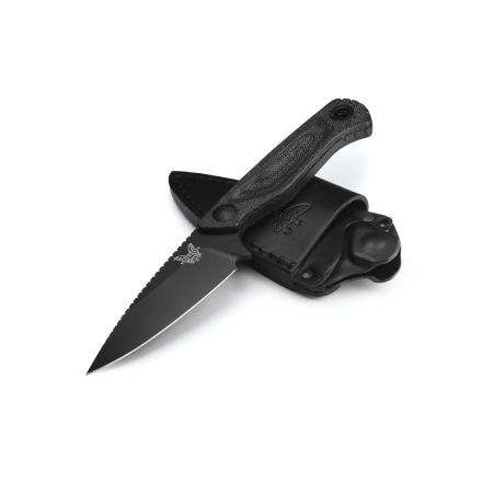 Benchmade Dacian Black Micarta Handle w/Black Cerakote Blade Finish