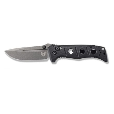 Sharp Edge Benchmade Mini Adamas Black G10 w/Grey Tungsten