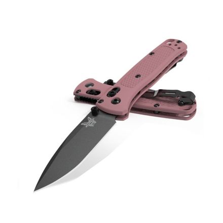 Benchmade Mini Bugout Alpine Glow Grivory Handle w/Cobalt Black Cerakote Blade Finish