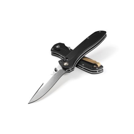 Benchmade Seven Ten Black Aluminium w/StoneWash Blade Finish