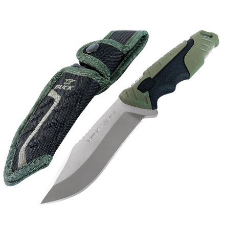 Buck Pursuit Fixed Blade Large w/Satin Finish Blade