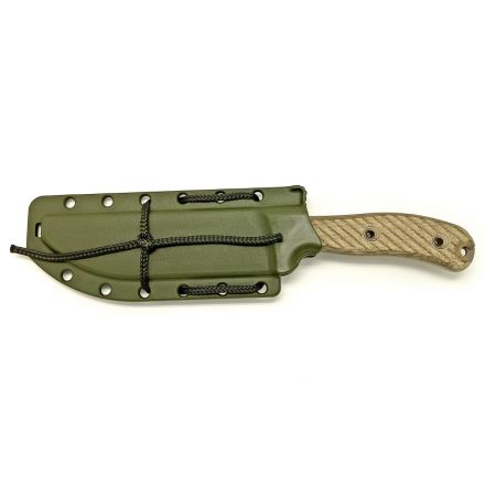 ミリタリー IWG Special Bear Service Sharp Edge Busse Desert Patrol Survival Knife Canvas Micarta