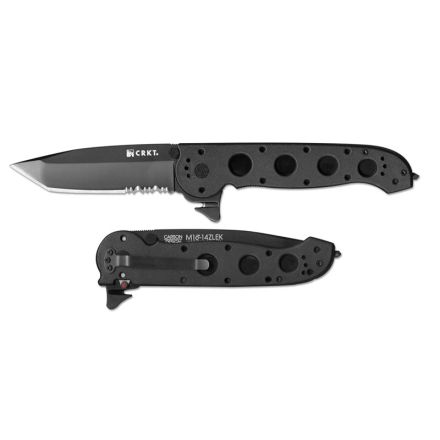 Sharp Edge CRKT M16-14ZLEK Large Tanto Zytel w/Triple Point Serrations
