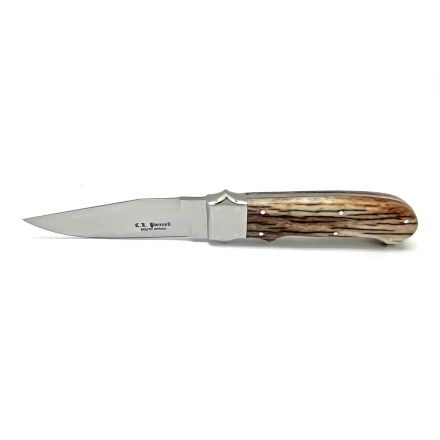 Cedric Pannell Clip Point Hunter w/Giraffe Bone Handle