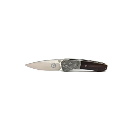 Lourens Prinsloo LL Folder Bolivian Rosewood Handle w/Mosaic Damascus Bolster