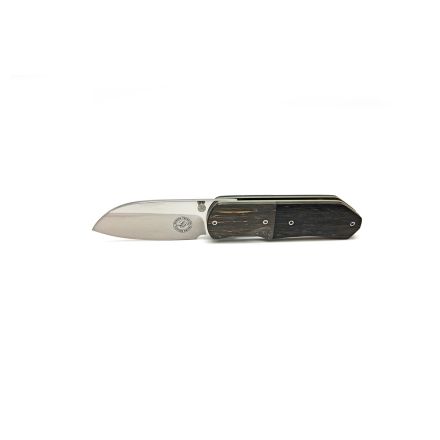 Lourens Prinsloo LL Folder Bog Oak Handle w/Carbon Fiber Bolster