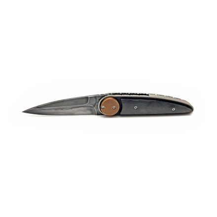 Corrie Schoeman Raindrop Front Flipper w/Carbon Fiber Handle