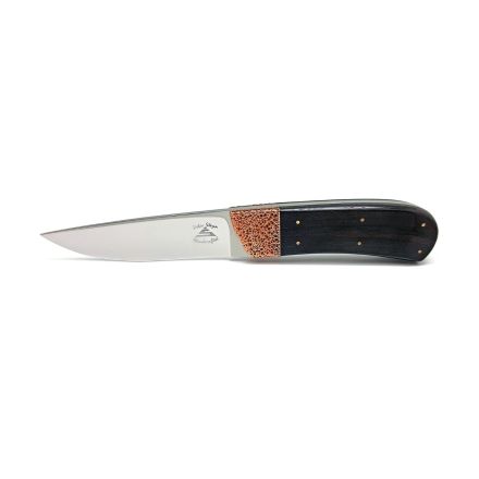 Peter Steyn Small Utility Cocobolo Handle w/Stippled Copper Bolster