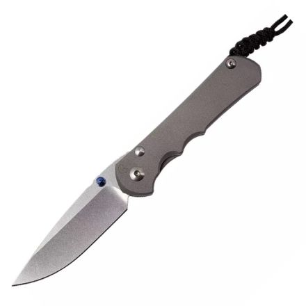 Chris Reeve Large Inkosi Plain Folder w/Sandblasted Titanium Handle