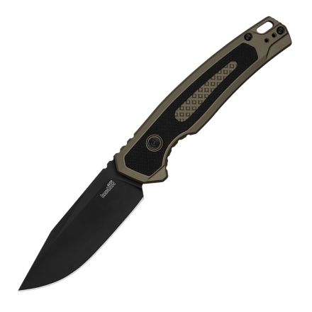 Kershaw Launch 21 Automatic FDE Aluminium & Black G-10 Handle w/Black PVD Coated CPM M4 Blade