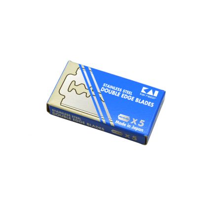 Kai Double Edge Safety Razor Blades 5 pieces - Stainless Steel