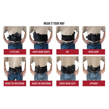 Sharp Edge Rothco Concealed Carry Neoprene Belly Band Holster 45