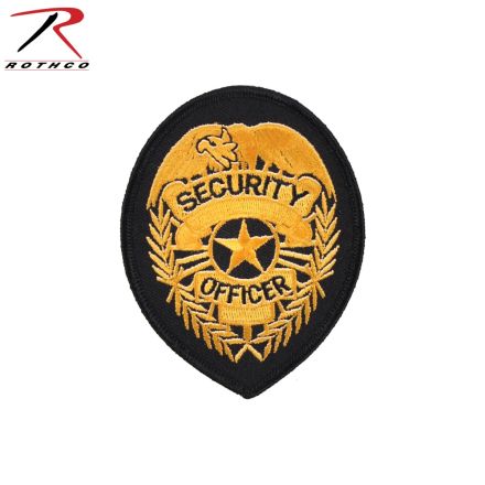 Embroidered Morale Patch - Security Officer 2.75