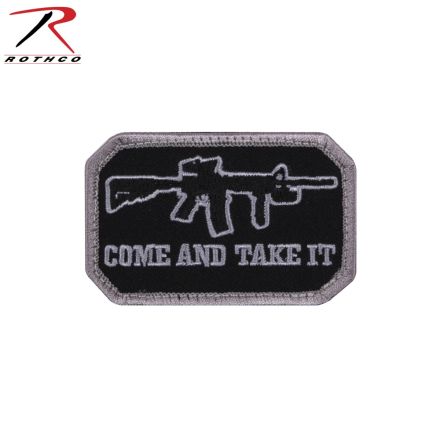 Embroidered Morale Patch - Come and Take It 1 7/8