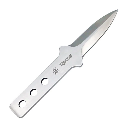 RECCE Croc Hunter Double Edge Dagger Blade w/Skeletonized Handle