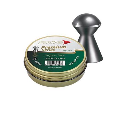 RIFLE Premium Series Round Pellet SB .22/5.52 mm - 250 Pieces