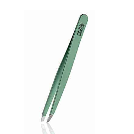 Rubis Slanted Classic Tweezer Green Oil