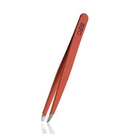 Rubis Slanted Classic Tweezer Dark Orange
