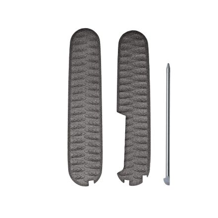 3D Nylon Printed Handles Scale Set - Flint For 91mm Swiss Army Pocket Knives Plus Ball Pen