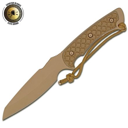 Spartan Hybris Combat/Utility Flat Dark Earth Micarta Handle w/Flat Dark Earth SpartaCoat Blade