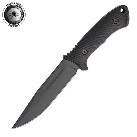 Spartan Harsey Fighter w/Black Powder Coated Cro-Van Carbon Steel Blade