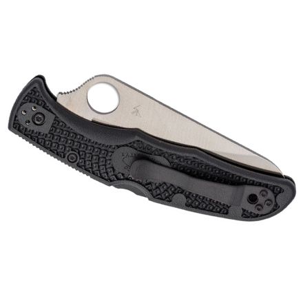 Sharp Edge Spyderco Pacific Salt Lightweight Black FRN Handle w/H