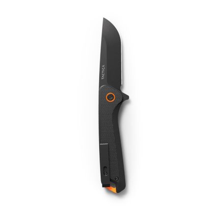 TACTICA Flipper Black G10 w/Black PVD D2 Blade Finish
