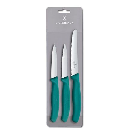 Victorinox Swiss Classic 3 Piece Paring Set Kale Green - Sleeve