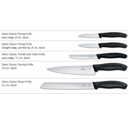 Sharp Edge Victorinox Swiss Classic Kitchen Set 5 Pieces in Gift