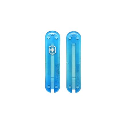 Victorinox Transparent Light Blue Handle Scale Set For 58mm Swiss Army Pocket Knives