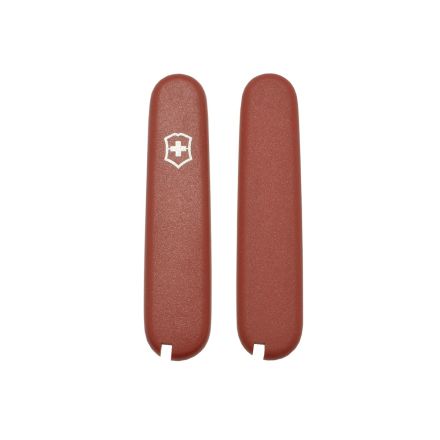 Victorinox Vintage Matt Red w/No Corkscrew Handle Scale Set For 84mm Swiss Army Pocket Knives