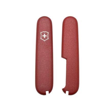 Victorinox Vintage Matt Red Handle Scale Set For 91mm Swiss Army Pocket Knives