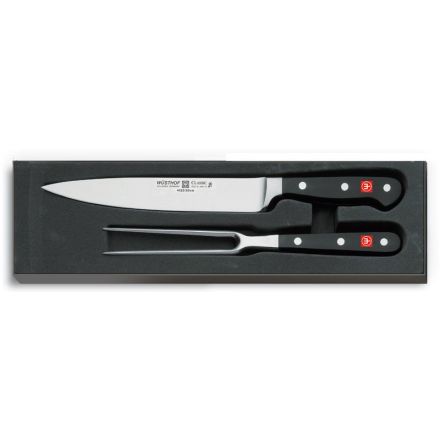 WUSTHOF CLASSIC 骨切り包丁 657g (新品　2万ぐらい) Sharp Edge Wusthof Classic 2 Piece Carving Set