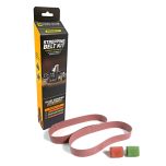 Work Sharp Ken Onion Edition Blade Grinding Attachment Stopping Belt Kit 4pc - Cloth Stropping Belts & Honing Compounds 